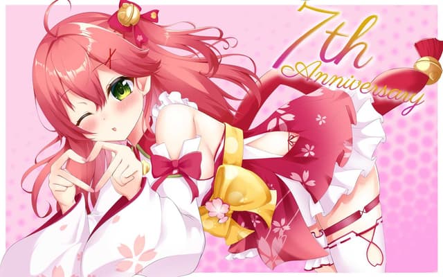 みこち7周年おめでとう！！！！🎉🌸 - さくらみこのみこぴー