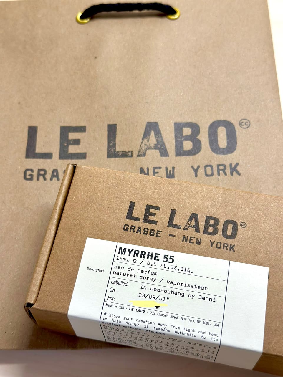 Lo Lab 55 #分享 Le labo城市香.多層次上海55 - 香氛板 | Dcard