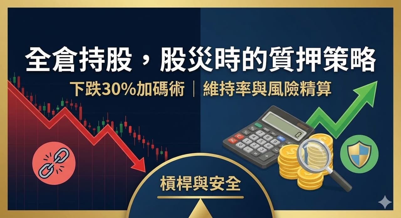 進階策略】全倉持股遇股災？「質押40% 反手加碼」全攻略：維持率與風險精算- 理財板| Dcard