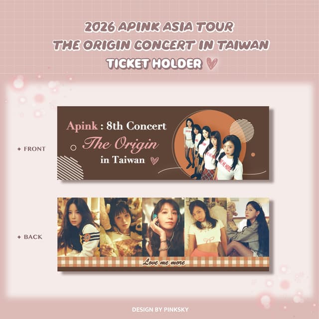 分享𝗧𝗵𝗲 𝗢𝗿𝗶𝗴𝗶𝗻 : 𝗔𝗣𝗜𝗡𝗞 票夾應援活動- Apink板| Dcard