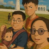 馬男背上搖擺的秤