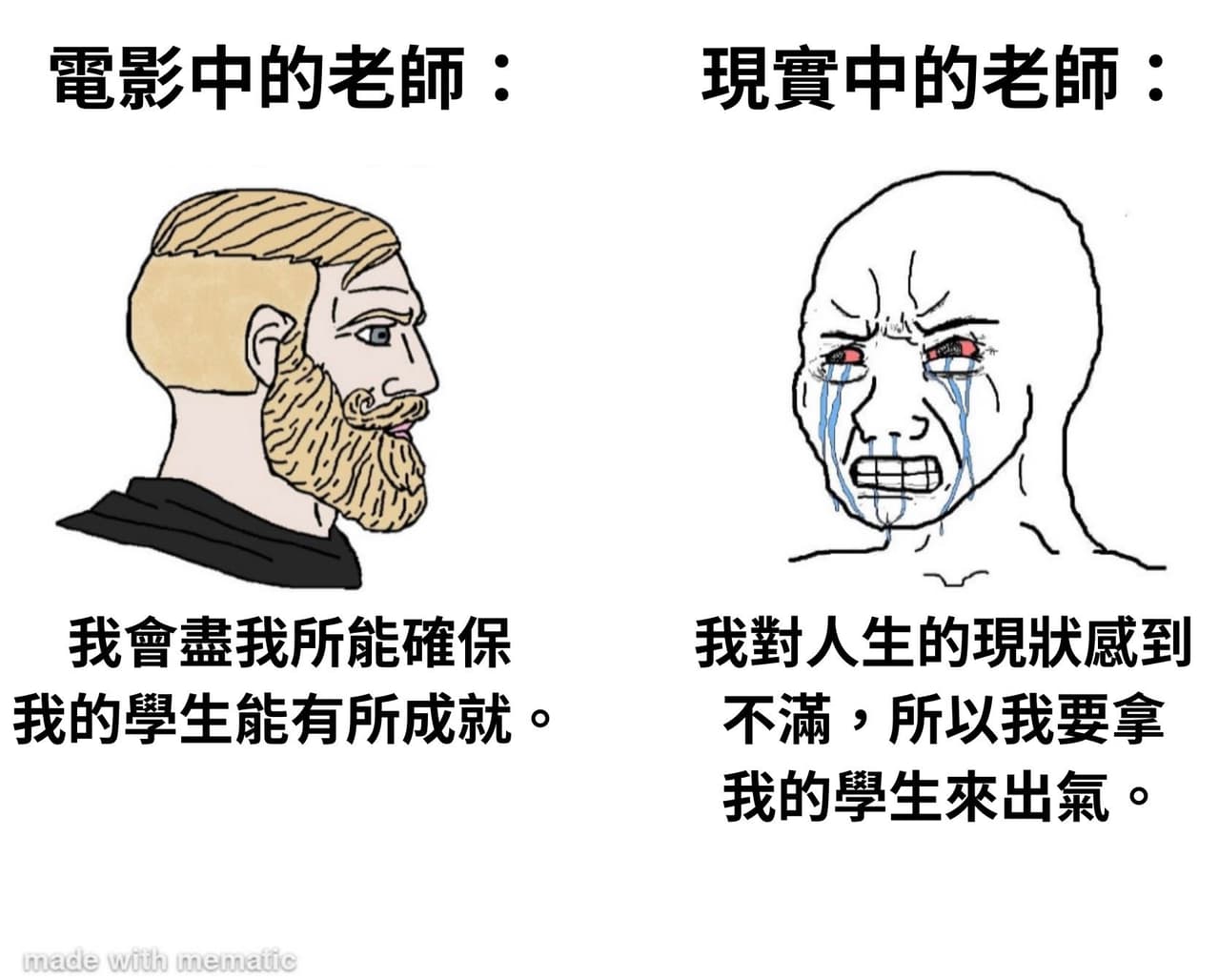 #翻譯 其實大部分老師都很棒,但爛的真的會爛到讓你印象深刻 - 梗圖板 | Dcard