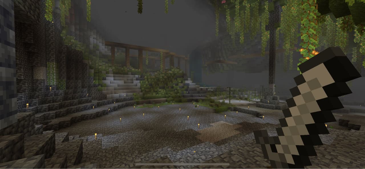 #分享 挖礦挖到一半發現的世外桃源 - Minecraft板 | Dcard