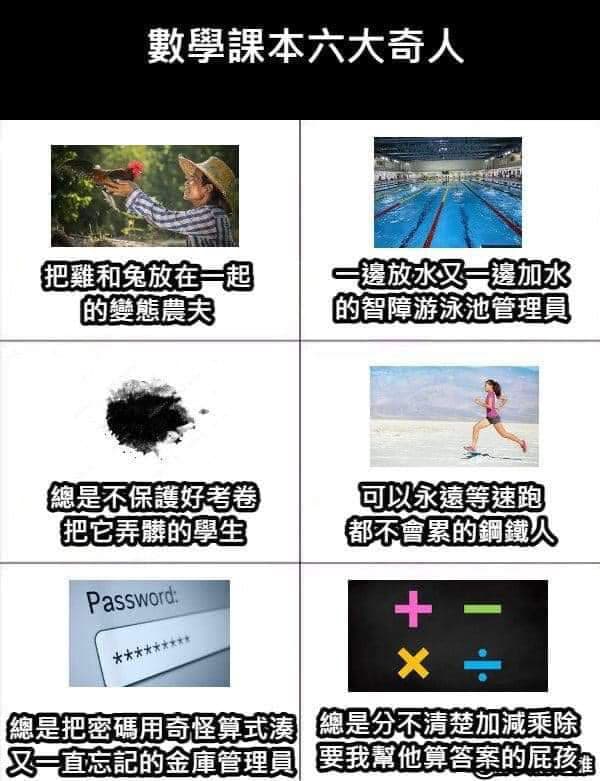 數學課本奇人 - 梗圖板 | Dcard