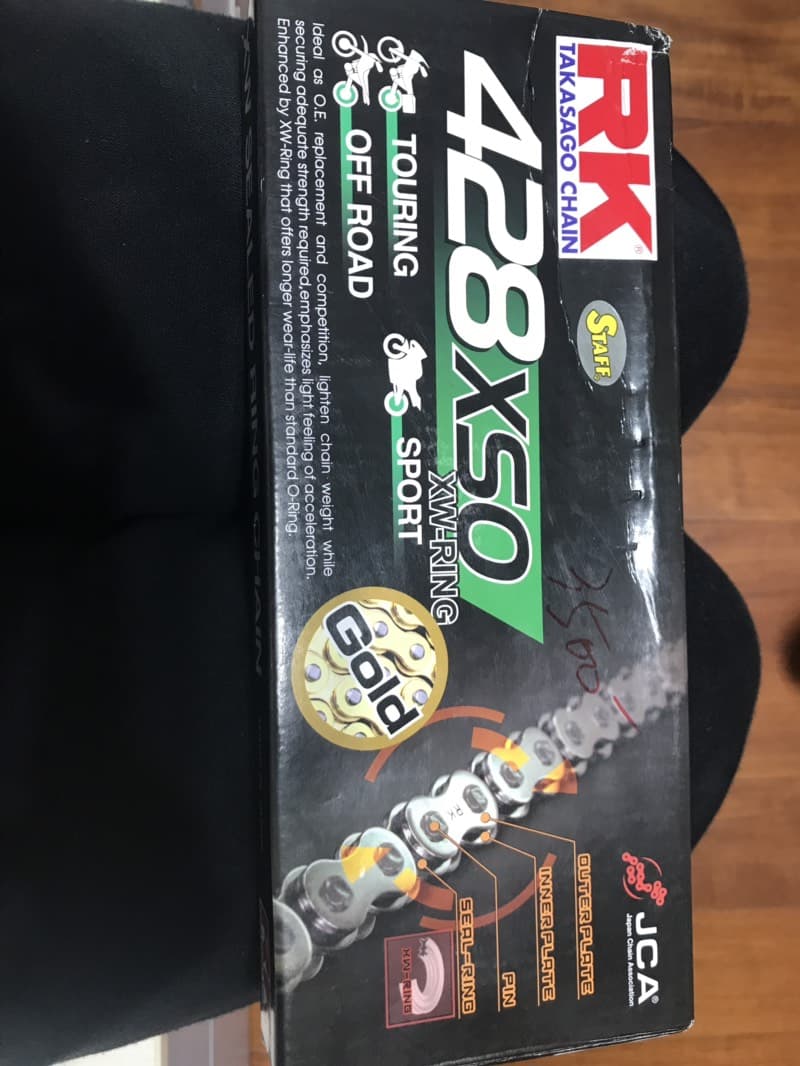 換RK黃金鏈條問價- 機車板| Dcard