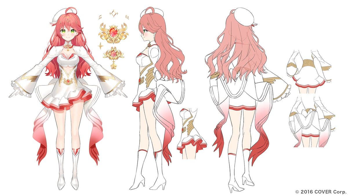 さくらみこ　ホロウィッチ　しょうがないにぇセット 魔法少女holoWitches さくらみこ🌸服裝3視圖- さくらみこのみこぴー