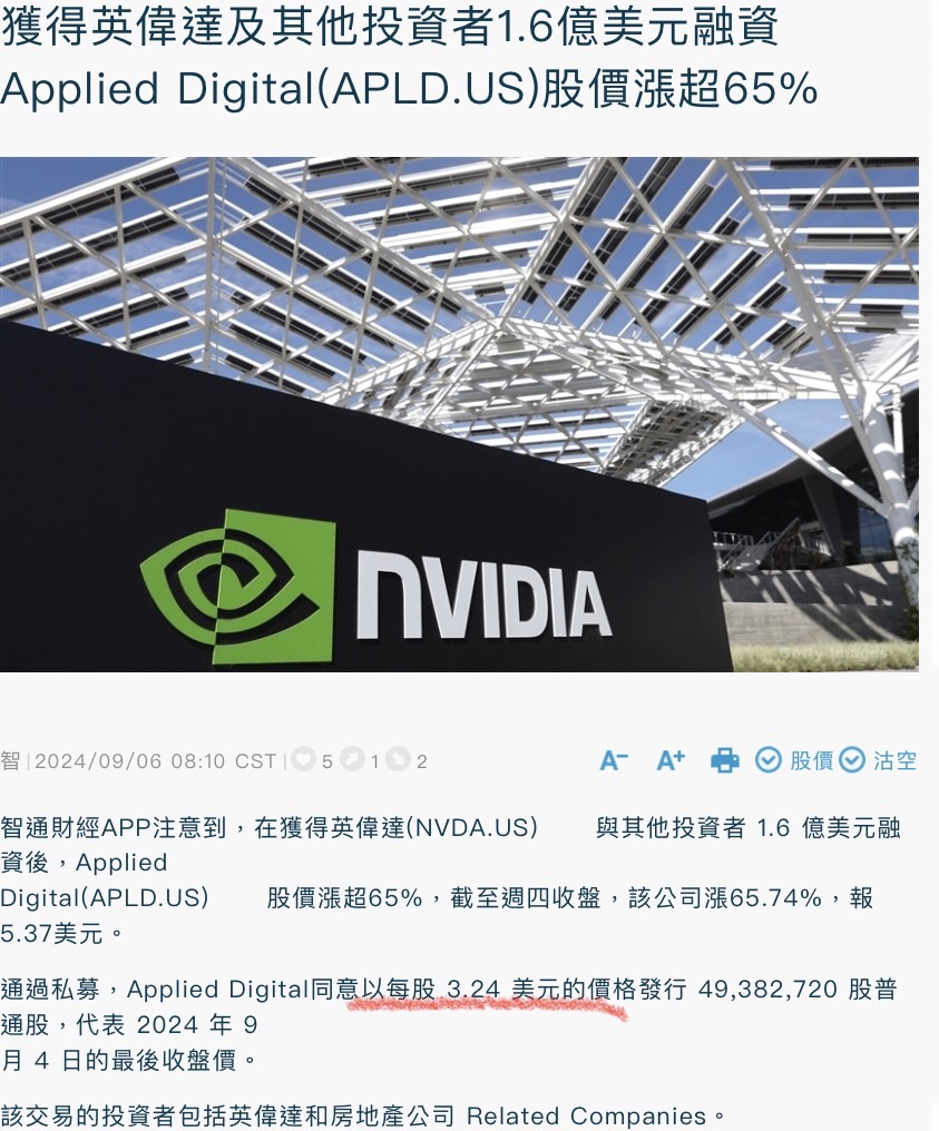 各位有買APLD嗎？ - 美股板| Dcard