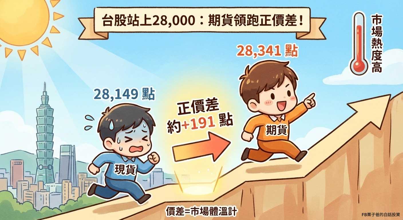 台股站上28,000 點！但你有發現「期貨」跑得比「現貨」還快嗎？】 - 理財板| Dcard