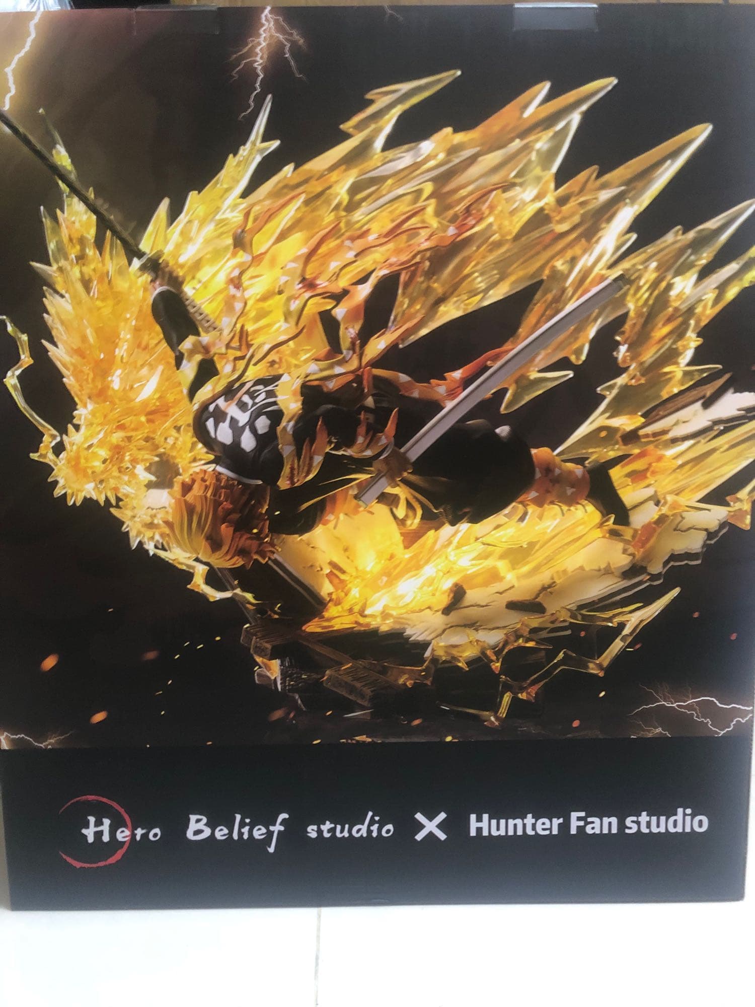 鬼滅の刃　我妻善逸　火雷神　フィギュア　Hero Belief studio 鬼滅の刃 我妻善逸 火雷神 フィギュア❗️ - メルカリ
