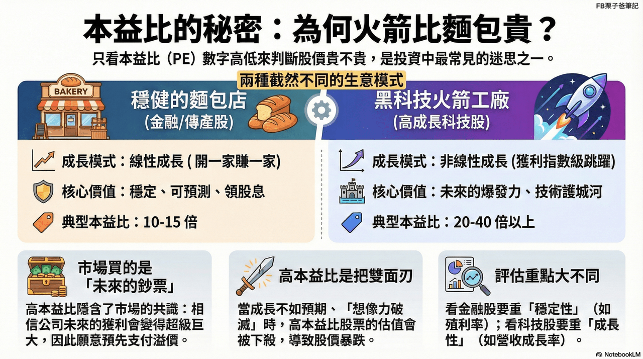 分享【本益比進階：為什麼台積電本益比20 倍不算貴，金控15 倍卻被嫌高？🤔】 - 股票板| Dcard