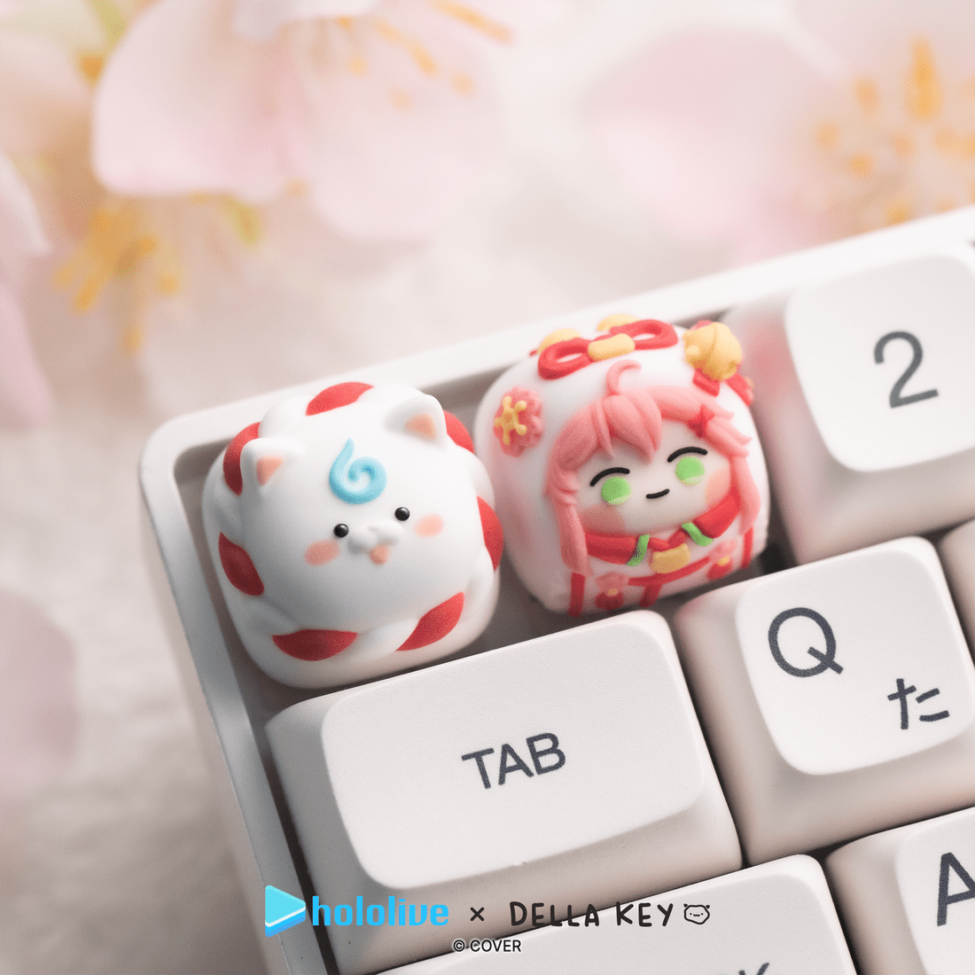 情報⌨️DellaKey ×さくらみこ🌸〈さくらみこ& 35P造型鍵帽〉預約販售