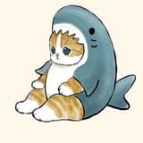 擁抱黑輪的沙魚(･∞︎･)