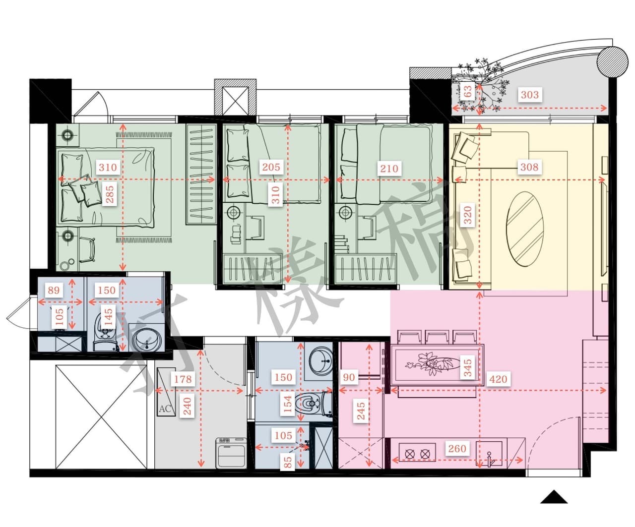 #問題 格局選擇請教 - 購屋板 | Dcard