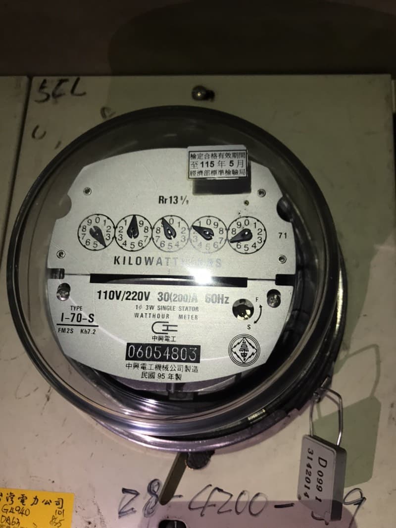 請問電表怎麼看- 租屋板| Dcard