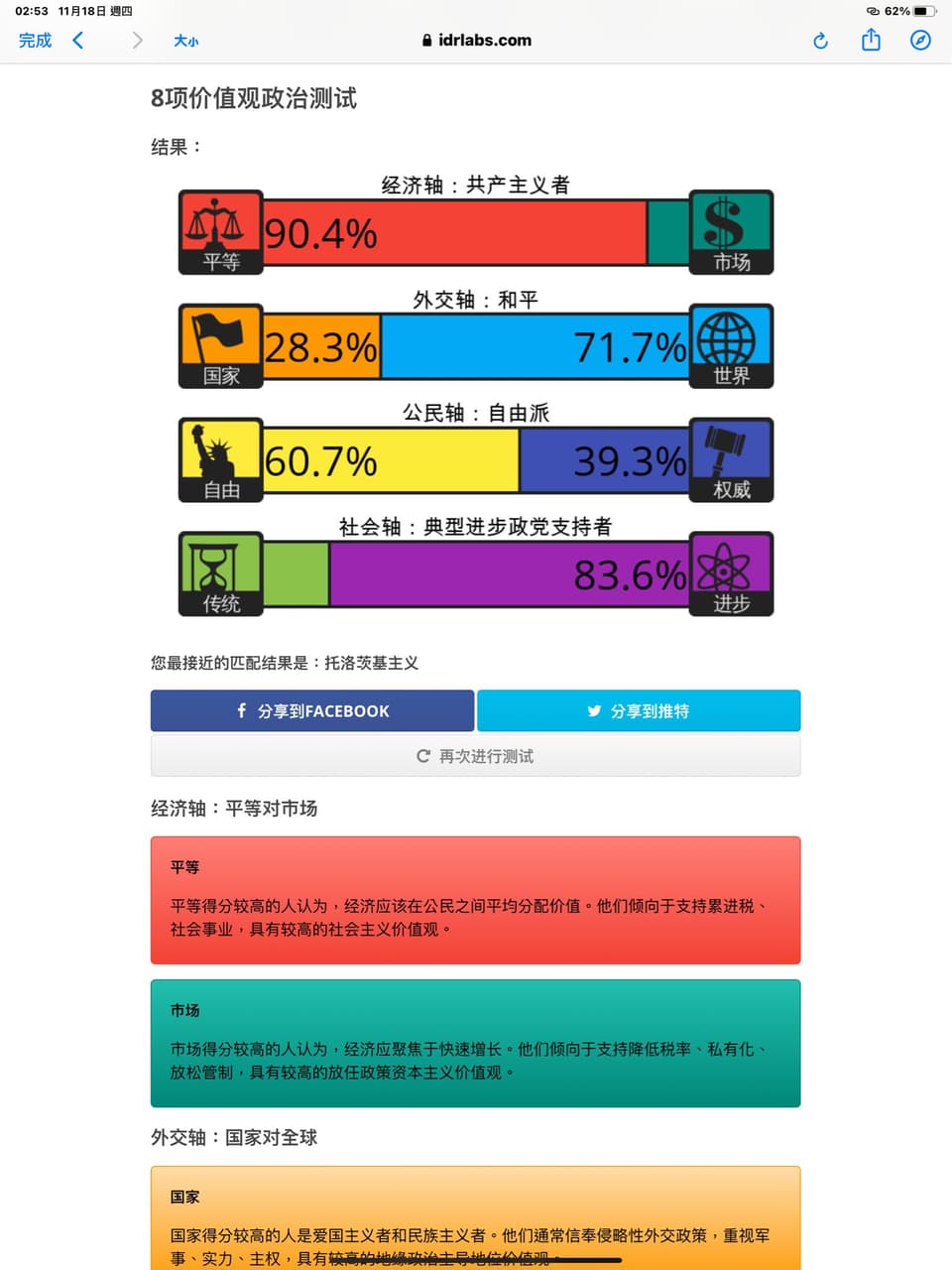 測試政大人的價值觀- 政治大學板| Dcard