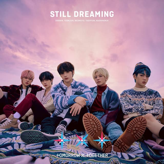 TXT BLUE HOUR NYEL FANLIVE ポスター スビン TXT 日本1輯STILL DREAMING 🎠🎡🌄 'Blue Hour'日文版MV - 追星