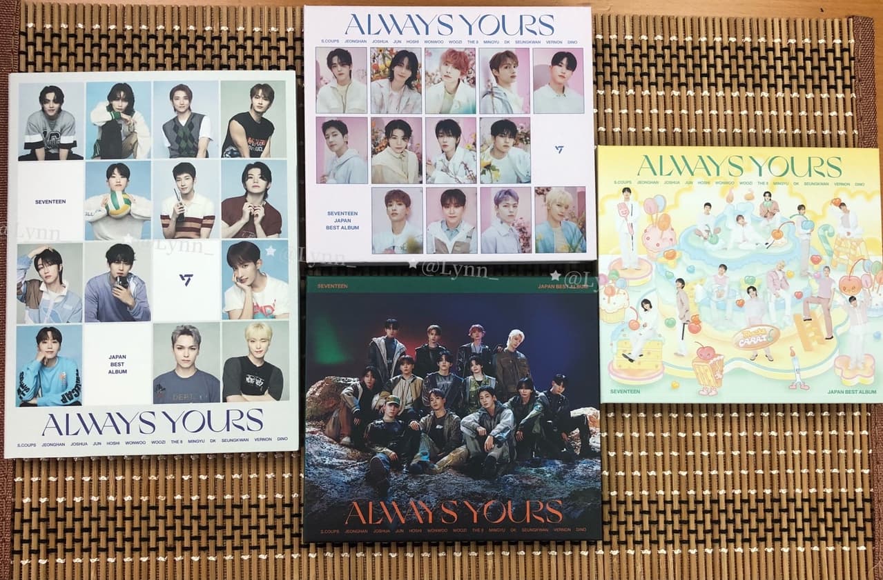 開箱SEVENTEEN日本專輯💎ALWAYS YOURS💎A盤.B盤.C盤.克拉盤