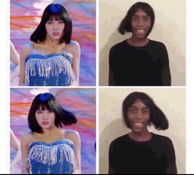 有人可以支援這個黑人學momo跳舞的影片嗎? - 梗圖板| Dcard, image size:640x577