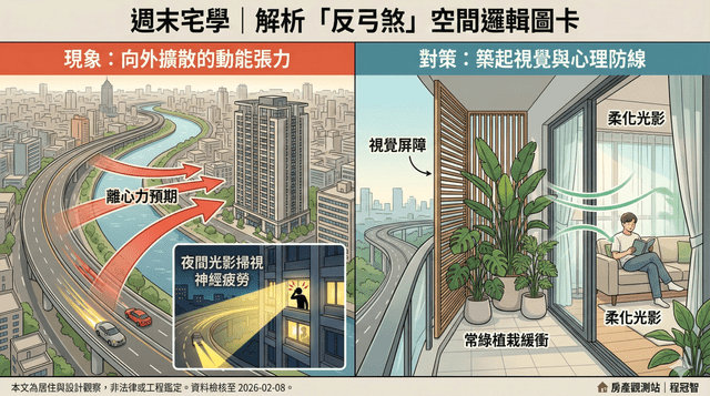 #分享 🏚️週末宅學,風水雅談|當「路」轉向外部的張力:解析「反弓煞」的空間邏輯(觀察) - 購屋板 | Dcard