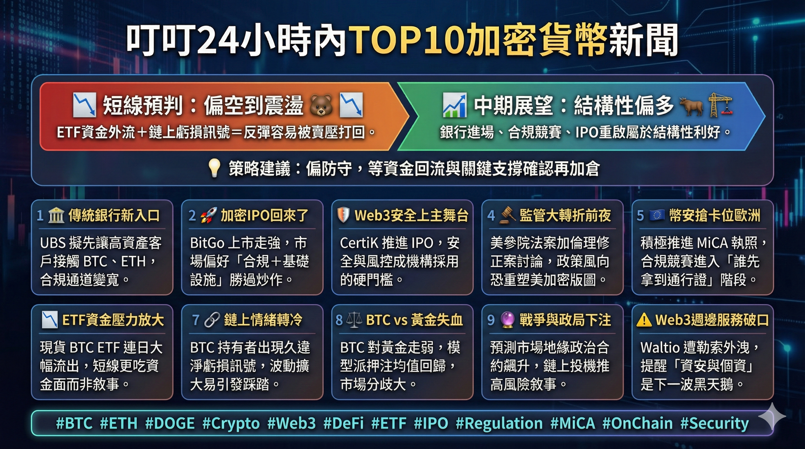 情報叮叮24小時內TOP10加密貨幣新聞- 區塊鏈板| Dcard
