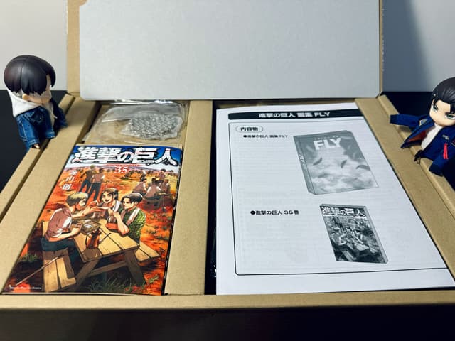 LAST値下げ進撃の巨人 画集FLY フルセット中身確認の為、箱開封 分享