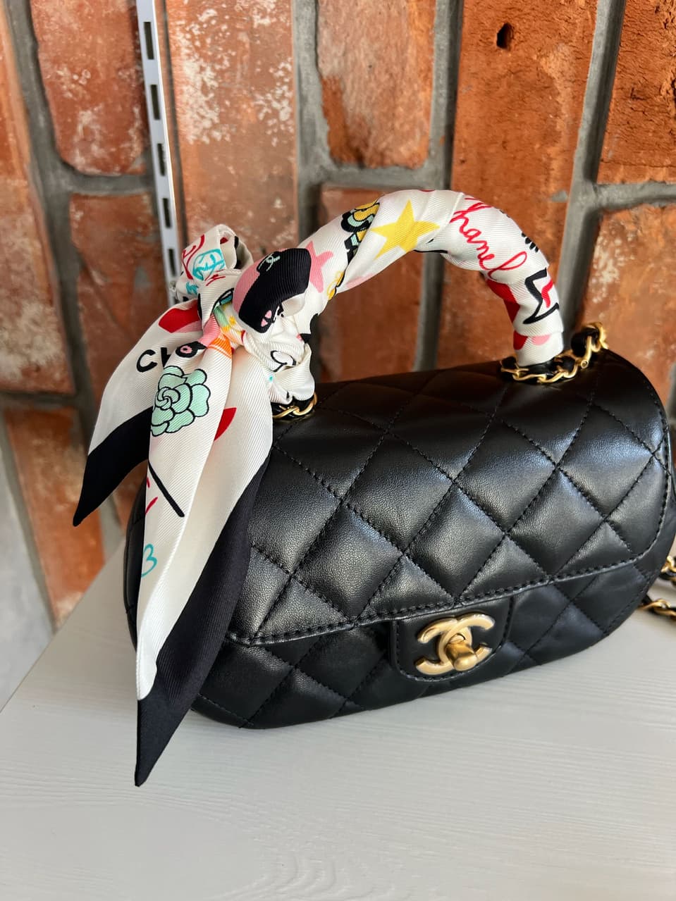 【24C☆新作】CHANEL 香水ボトル 半袖バイカラートップス 