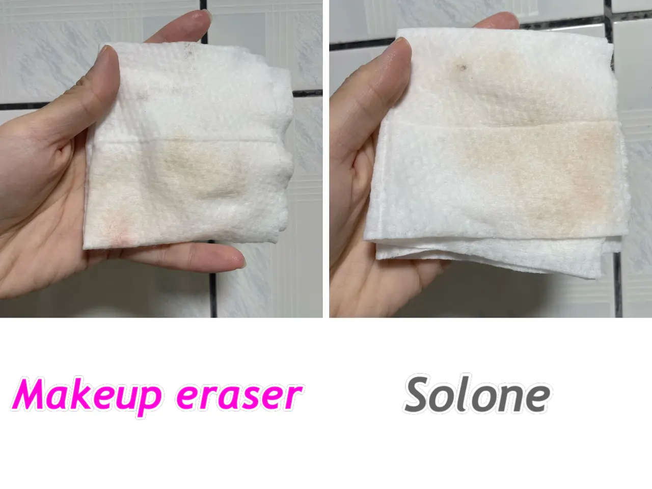文末抽獎 卸妝巾評比～～Makeup eraser V.S. Solone 美妝板 Dcard