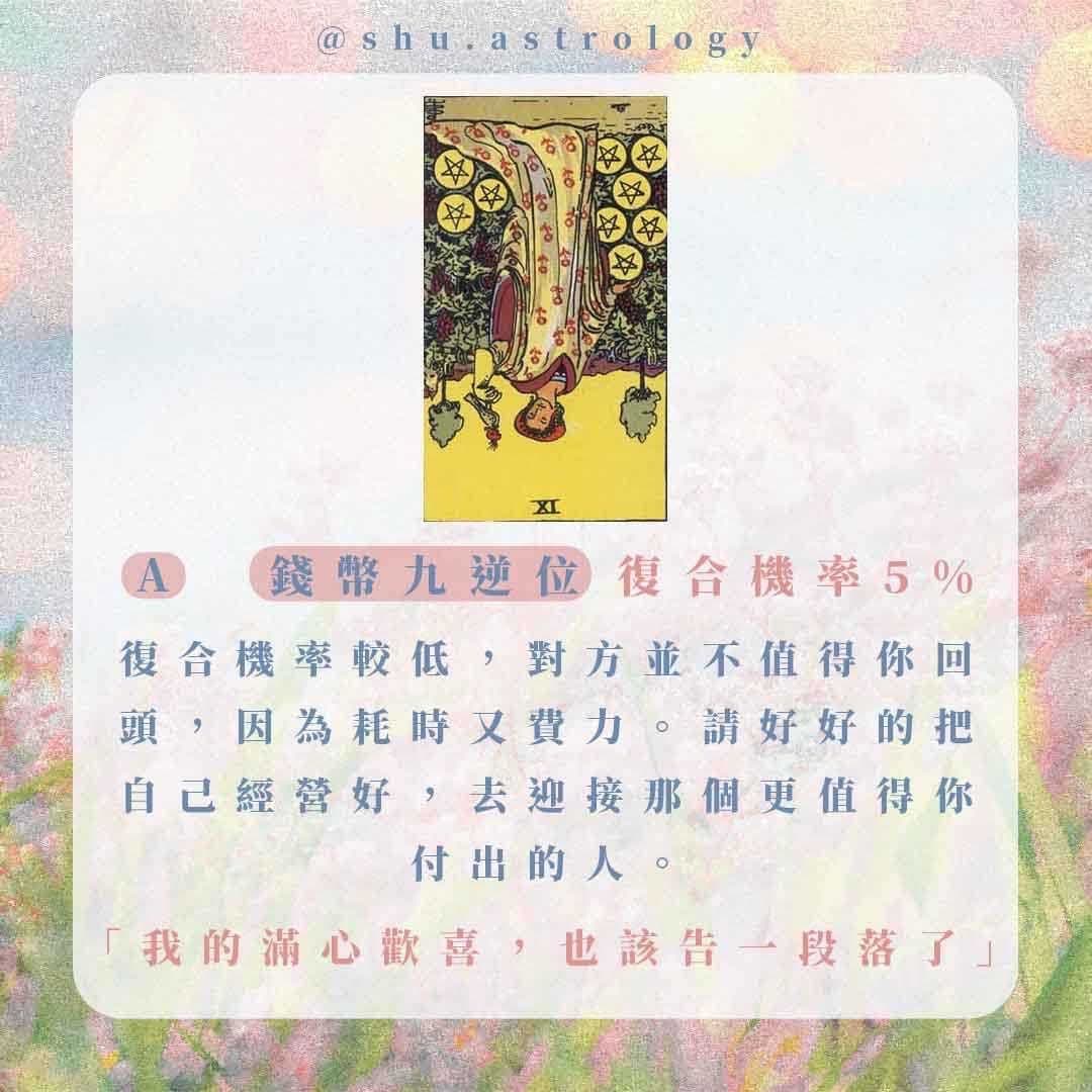 大眾占卜[已更新] [塔羅] 跟前任關係是否已結束- 塔羅板| Dcard