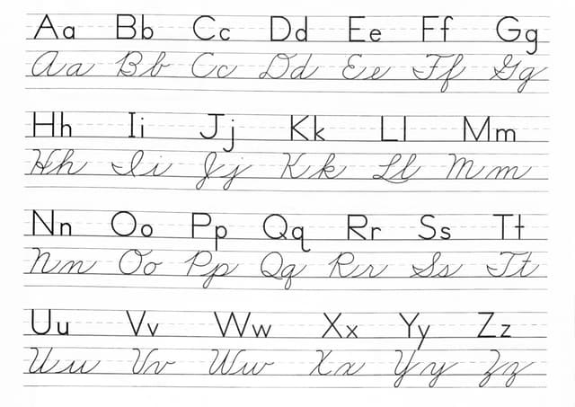 【字體札記】英文草書，傻傻分不清？ - 個人看板板 | Dcard