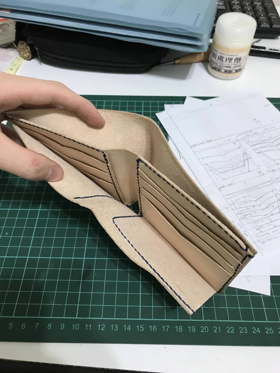 #皮革 手作皮夾初心者 - 手作板 | Dcard