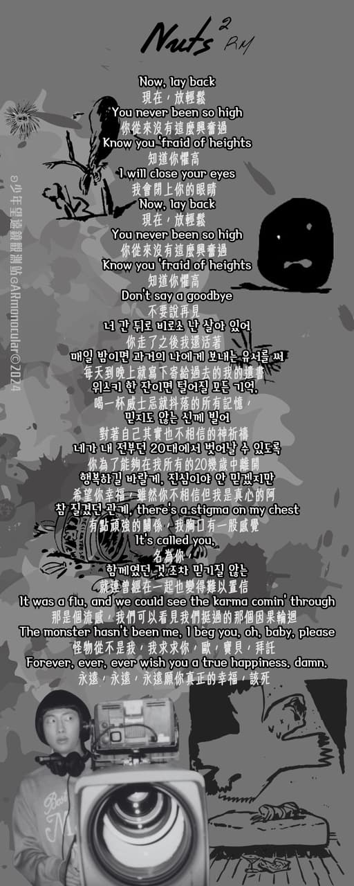 #分享 02. Nuts - RM 歌詞翻譯 - BTS板 | Dcard