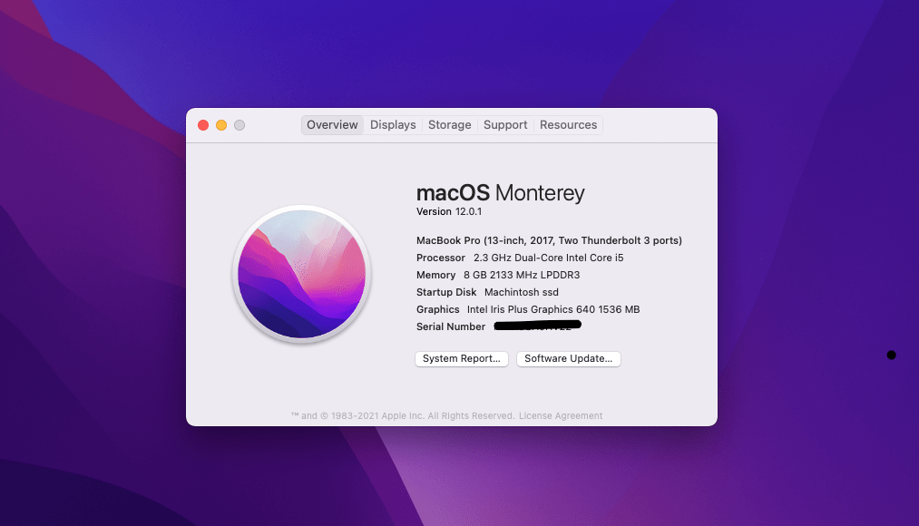 Mac 我安裝了Mac OS Monterey 在舊的i5 MacBook Pro 上 - Apple板 | Dcard