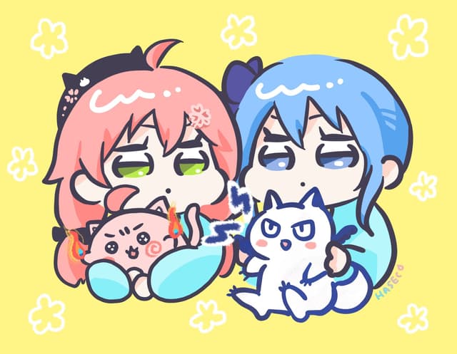 マグチ」と「たこやき。」 - さくらみこのみこぴー (@sakuramiko35p