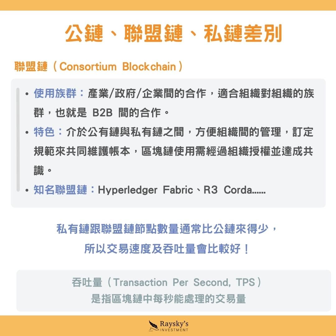 一文搞懂公鏈、聯盟鏈與私鏈的區別，市值前十大公鏈又有哪些？ - 雷司紀RAYSKY (@rayskyinvest) | Dcard