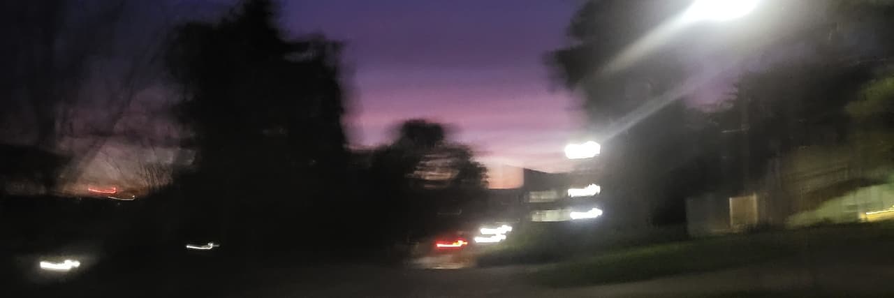 冬日的夜晚