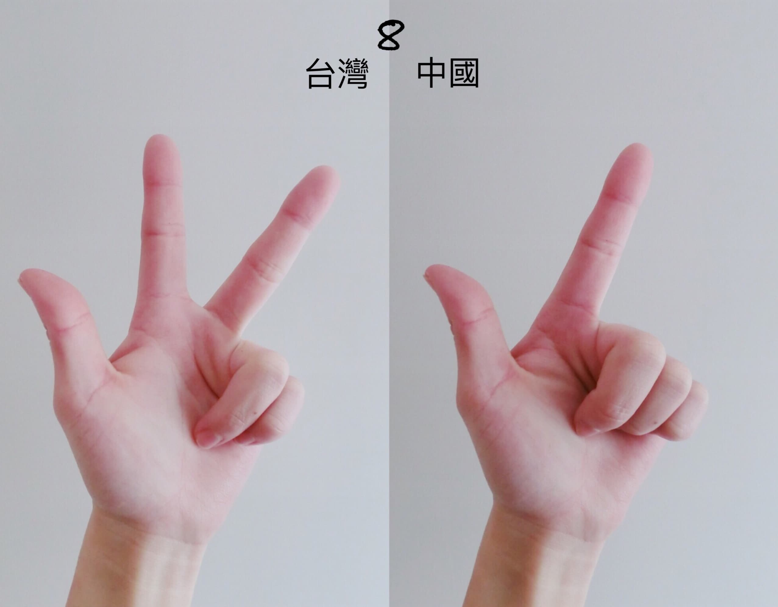台灣v.s中國手勢不同？！ - 有趣板| Dcard