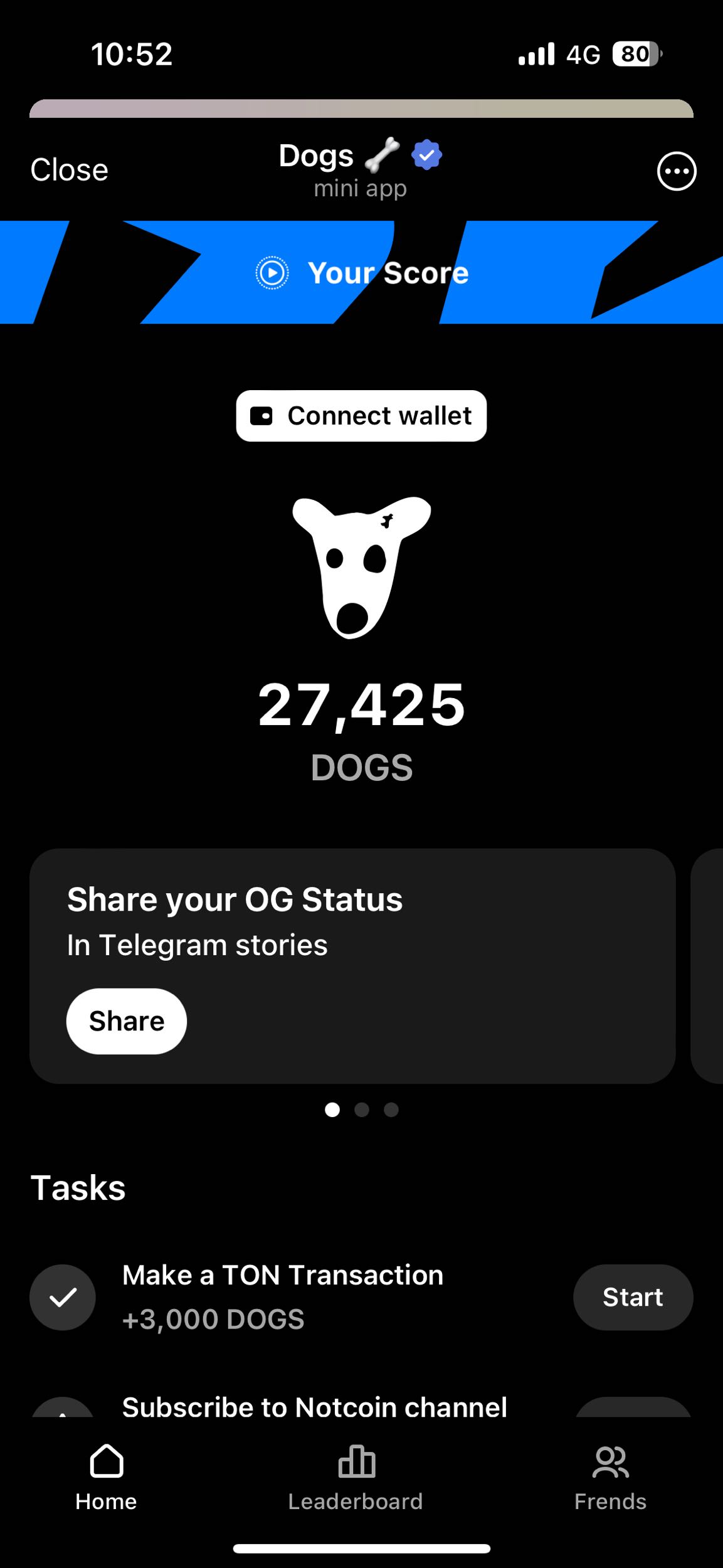 有Telegram帳號就可以領錢？TG火爆小遊戲—DOGS🦴 - 吉諾(@jino_save) | Dcard