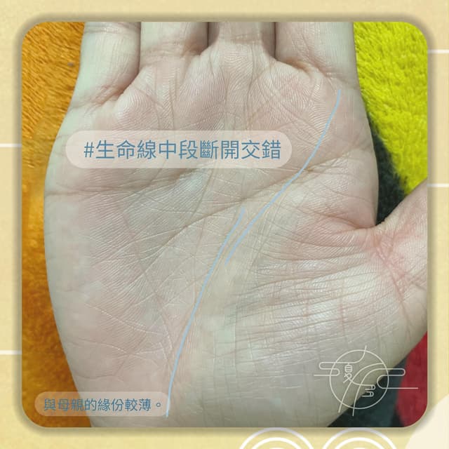 基礎手相教學 - 生命線斷了會死翹翹嗎? - 手相夏多 (@kshad0w) | Dcard