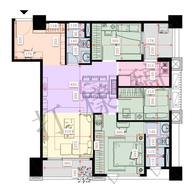 #問題 格局選擇請教 - 購屋板 | Dcard