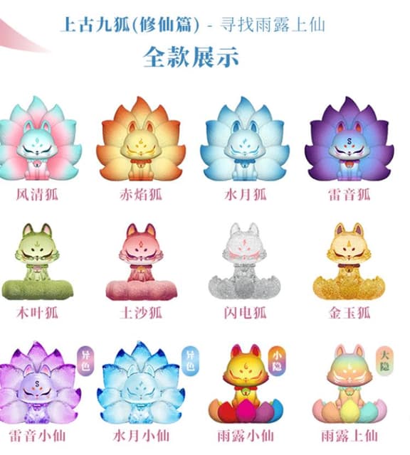 開箱上古九狐🦊。盒玩- 玩具板| Dcard