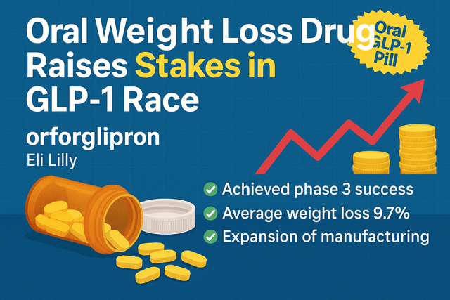 💥禮來股價狂飆14.3%！GLP-1口服藥物orforglipron橫空出世- 藥時事Drugnews (@drugnews)