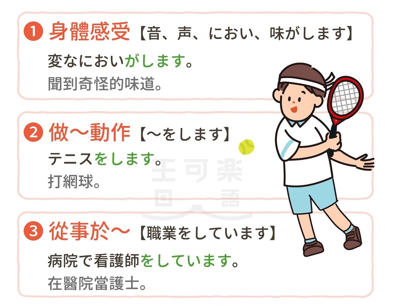「します」的五種典型用法! - 王可樂日語 (@wangcolaneko) | Dcard