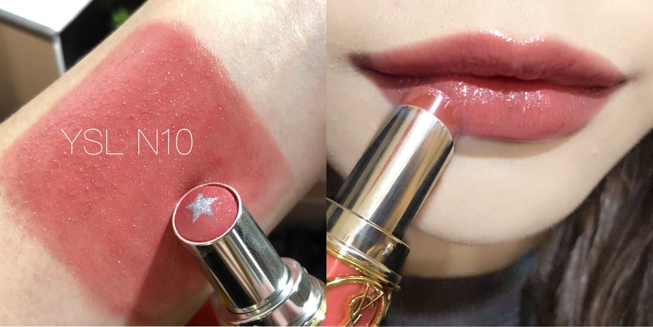 Ysl Lip Party情挑水唇膏夯色分享 76肉桂紅棕 91蜜桃玫瑰 10豆沙玫瑰 美妝板 Dcard