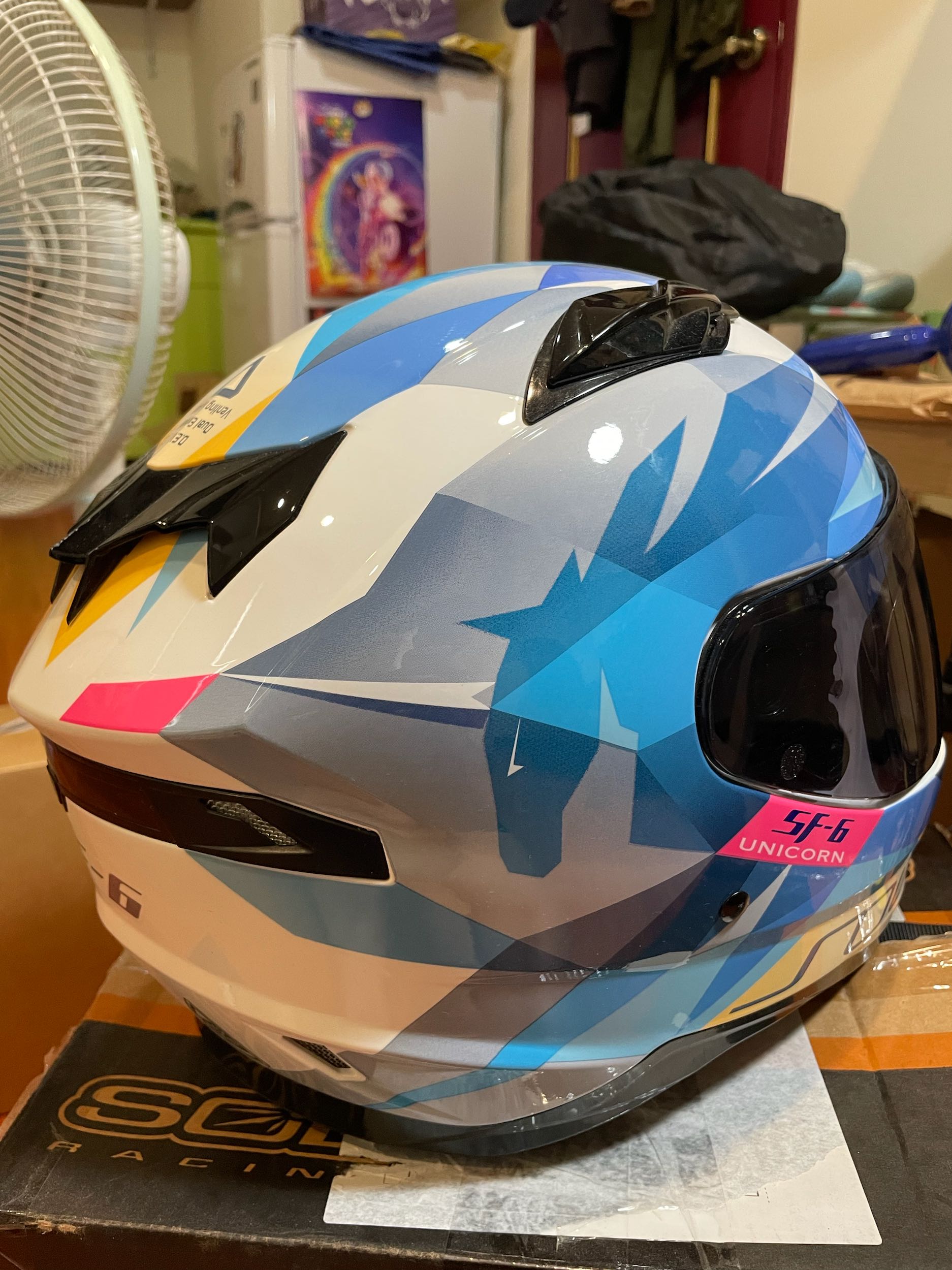 我要賣SOL SF-6 獨角獸全罩安全帽- 二手交易板| Dcard