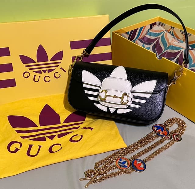 開箱adidas x Gucci聯名款1955法棍- 精品板| Dcard