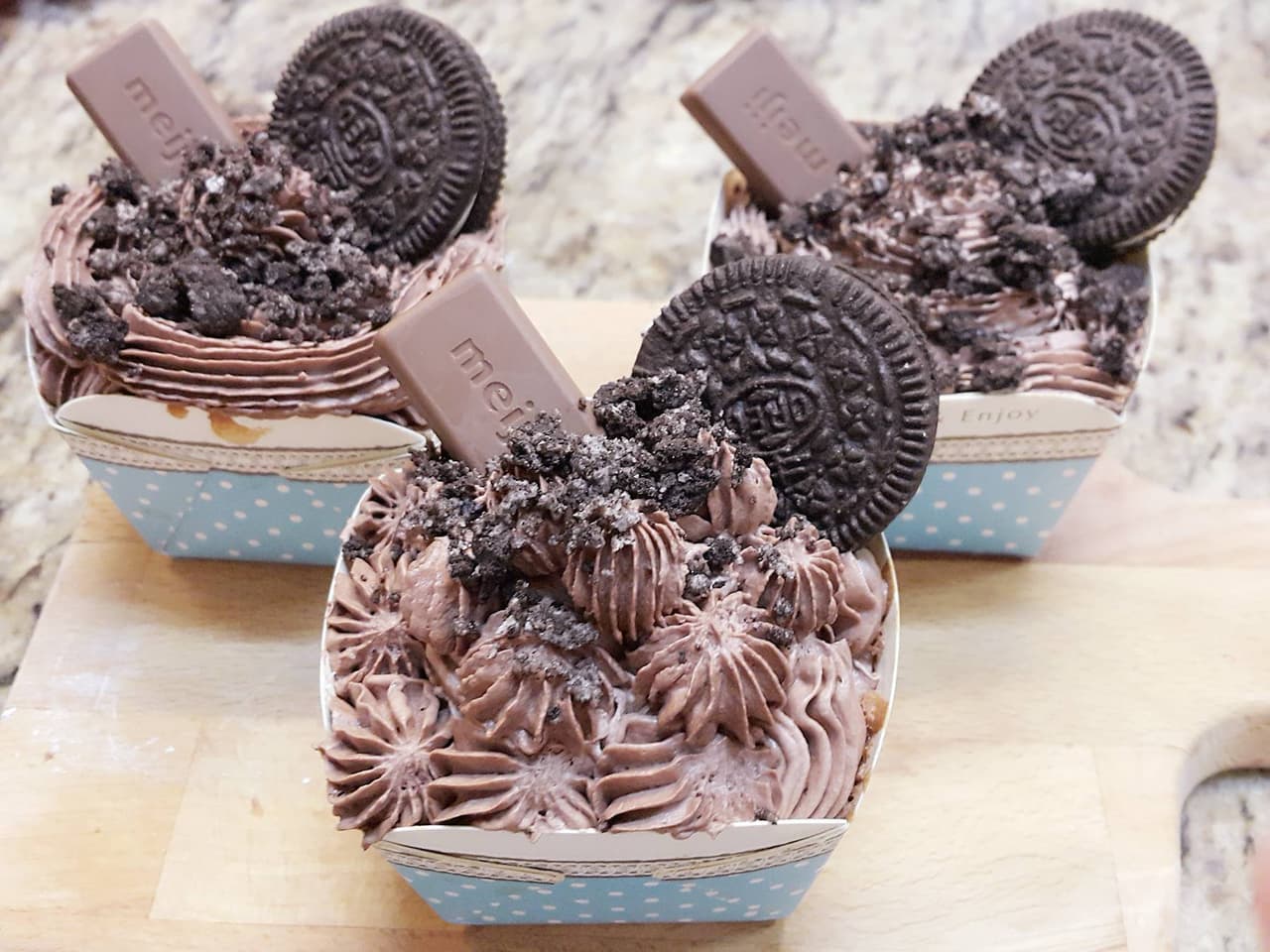 超罪惡的OREO 杯蛋糕（double Chocolate） - 美食板 | Dcard