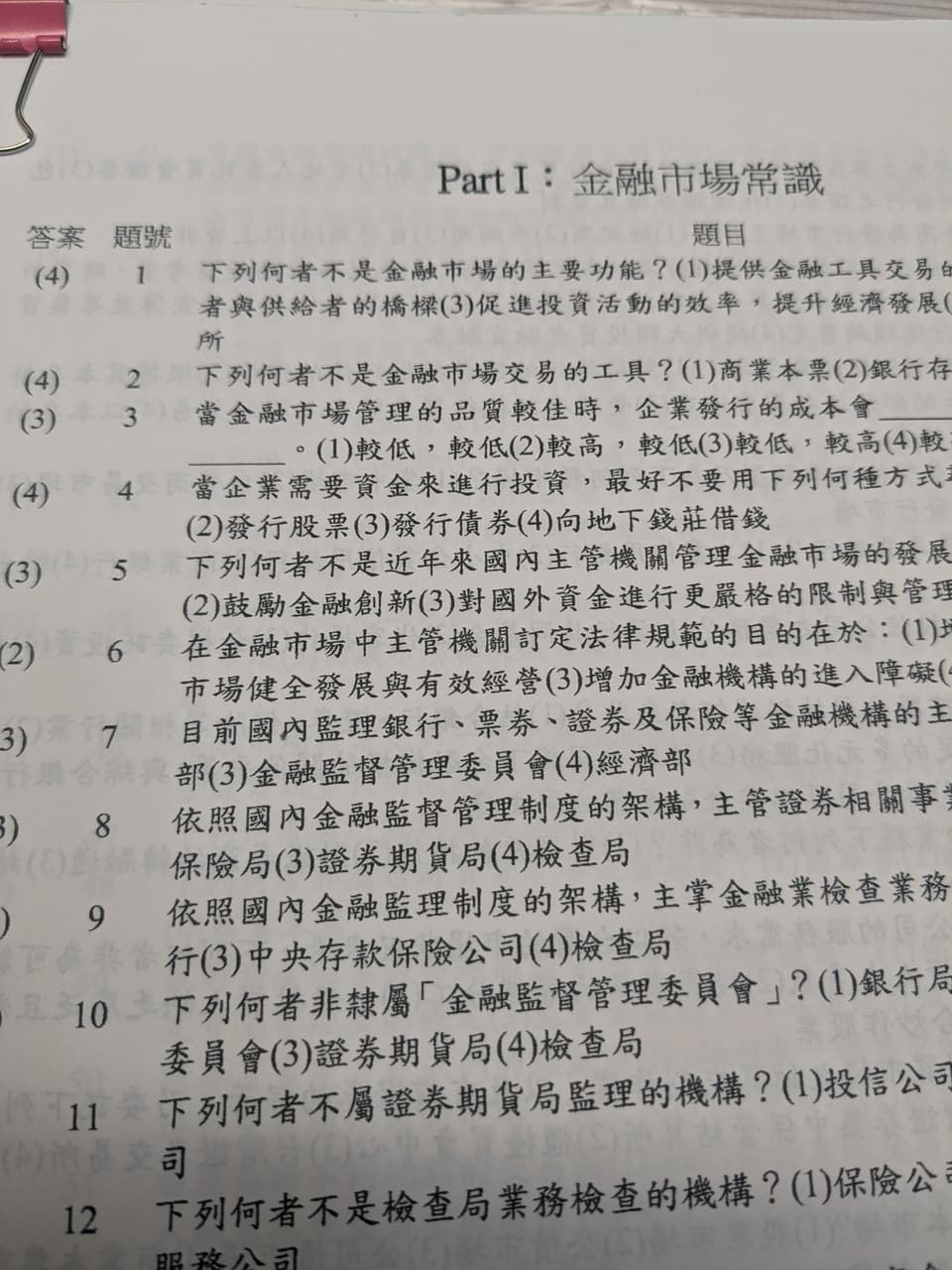 贈送全新金融市場常識+職業道德題庫本- 金融板| Dcard