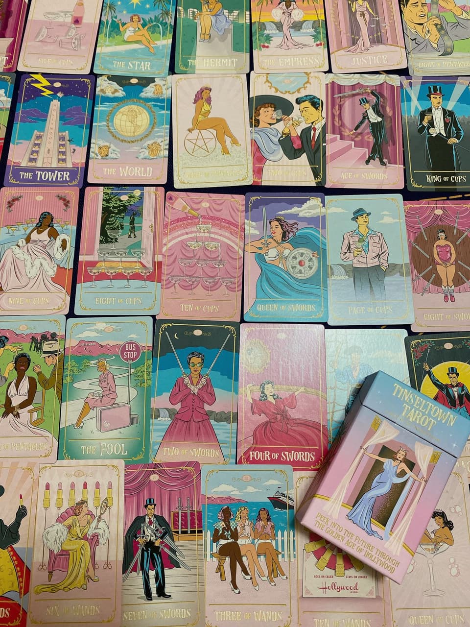 ｜Tinseltown Tarot 好萊塢塔羅牌｜開箱分享 🔮 個人看板板 Dcard