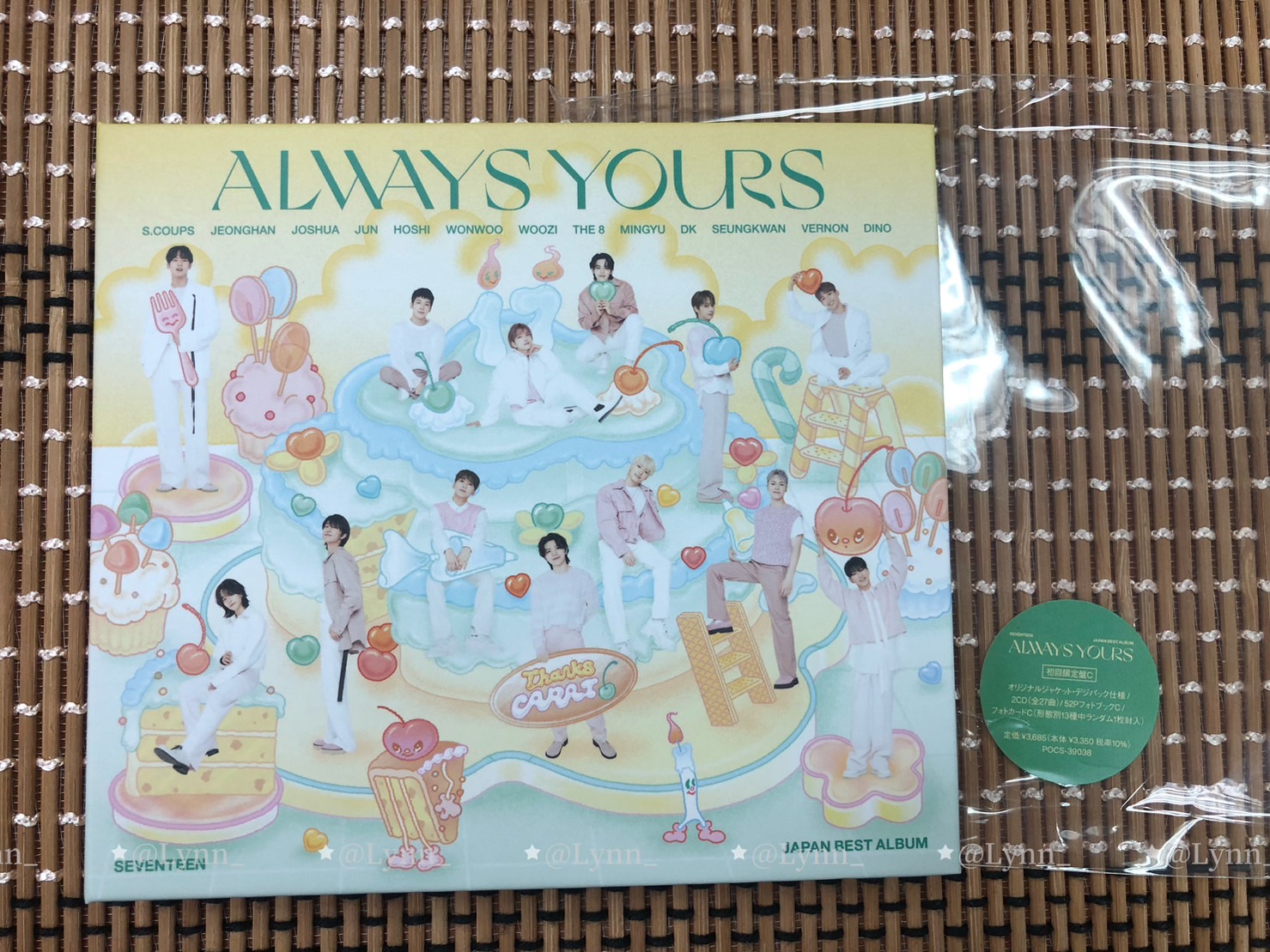 開箱SEVENTEEN日本專輯💎ALWAYS YOURS💎A盤.B盤.C盤.克拉盤