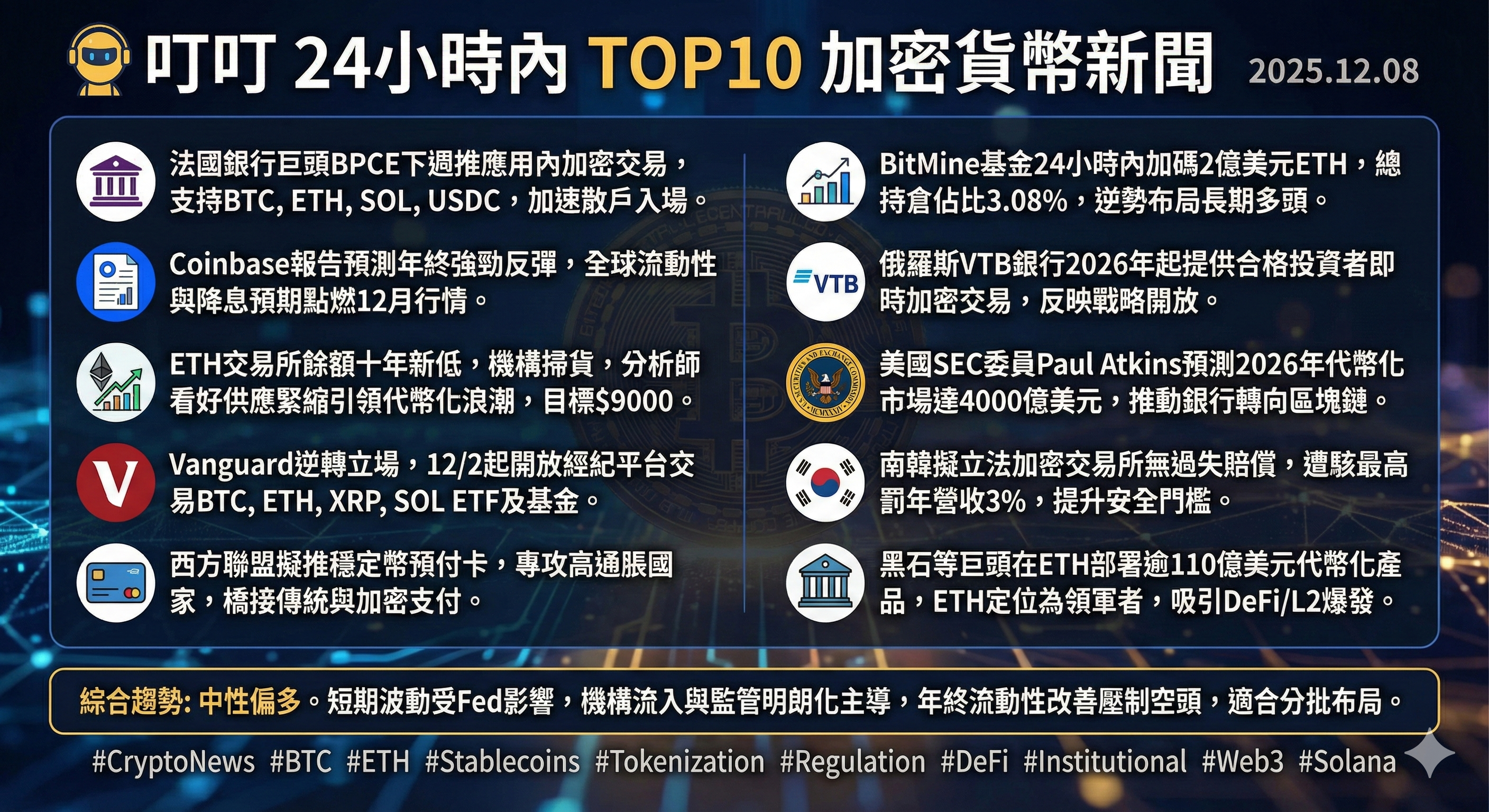 情報叮叮24小時內TOP10加密貨幣新聞- 區塊鏈板| Dcard